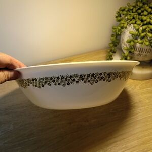 Vintage Corelle Spring Blossom Crazy Daisy 10.5" Serving Bowl